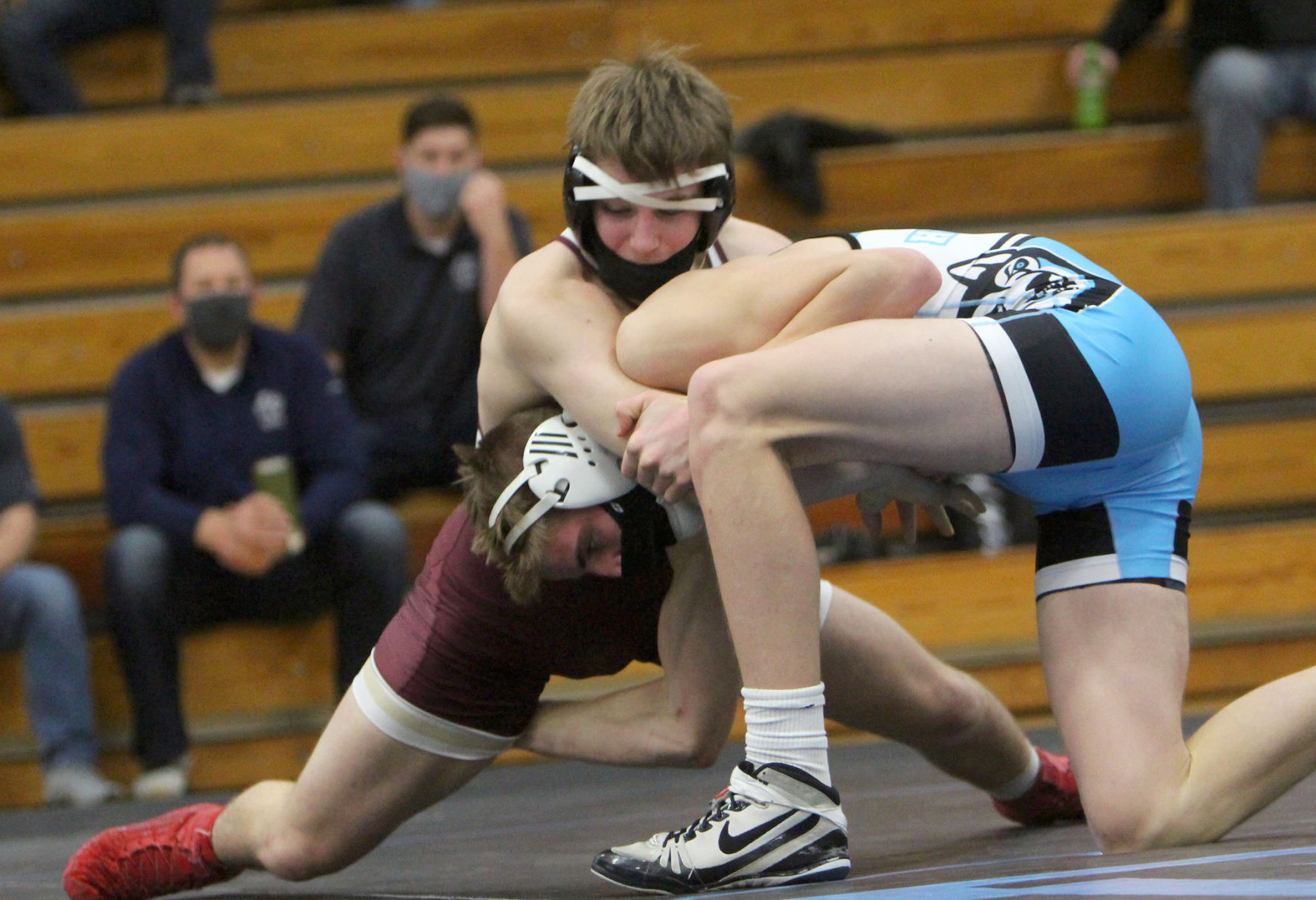 Division 1 prep wrestling sectionals at Eau Claire North 1-30-21